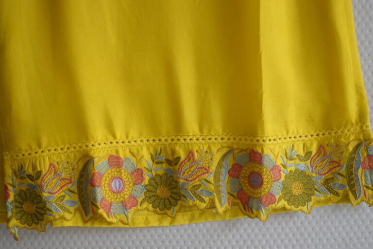 Premium Embroidered Elegant Straight-Cut KurtiSet - Image 6