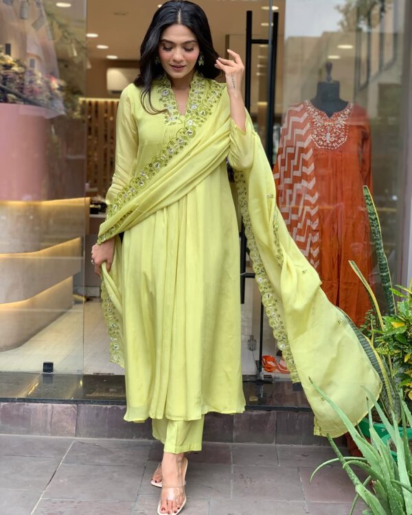 New Launch 💚 – Fresh & Elegant in Lime Green